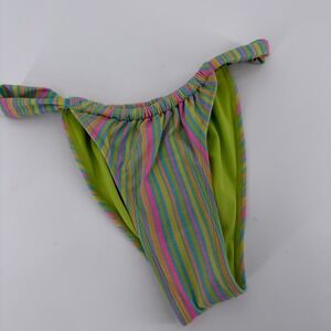 Wild Fable Bikini Bottom Extra Cheeky High Leg Modern Women‎ Small Multi Color